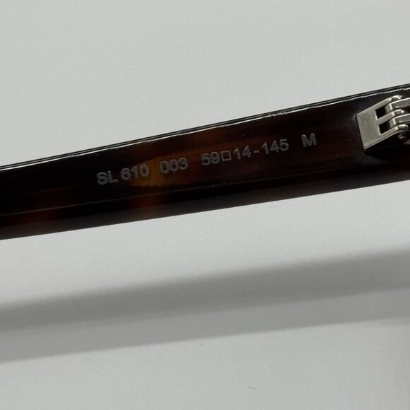 NEW SL610 003 SAINT LAURENT SUNGLASSES HAVANA GREEN EYEWEAR SAINT LAURENT SL 610 - Picture 11 of 13